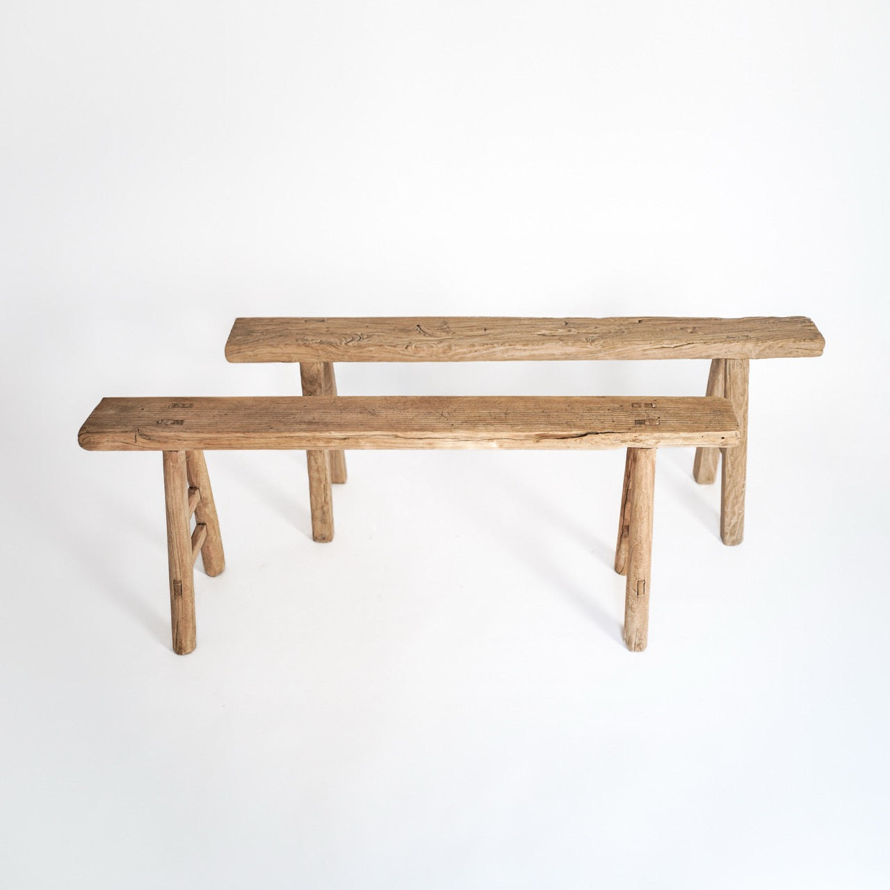 Rustic Skinny Chinese Bench
