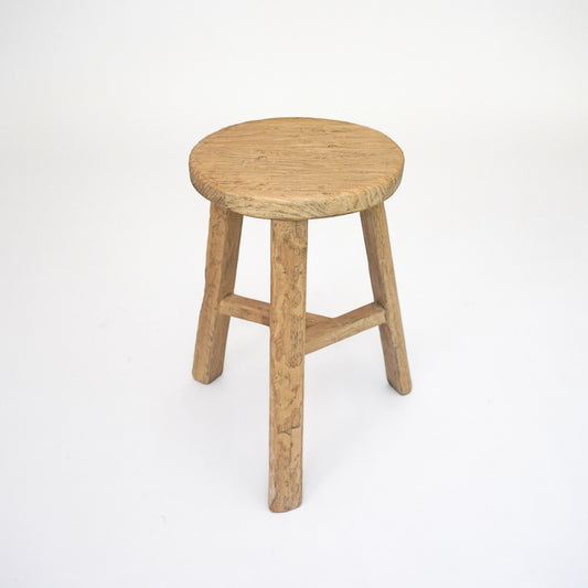 Round Elm Stool