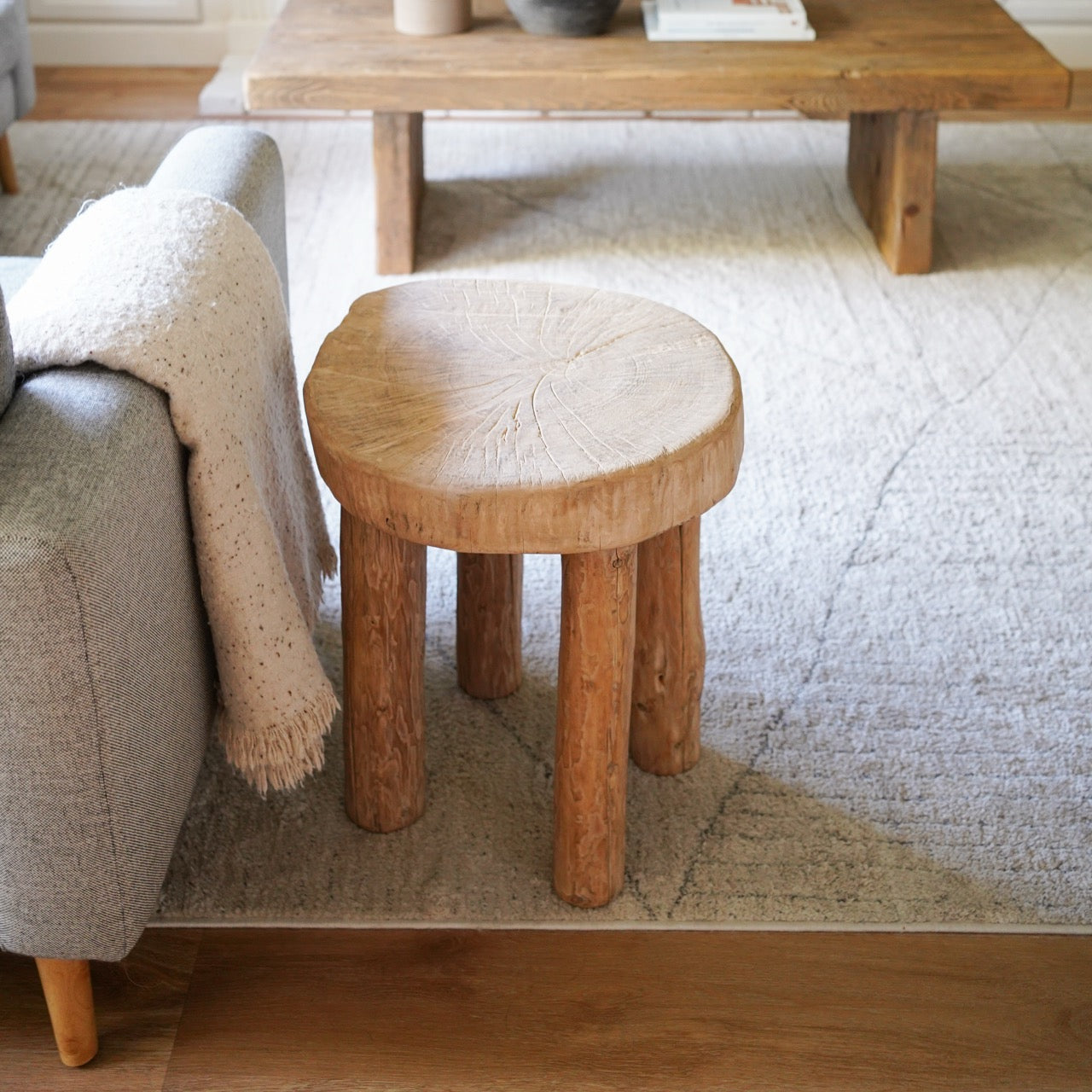 Rustic End Table