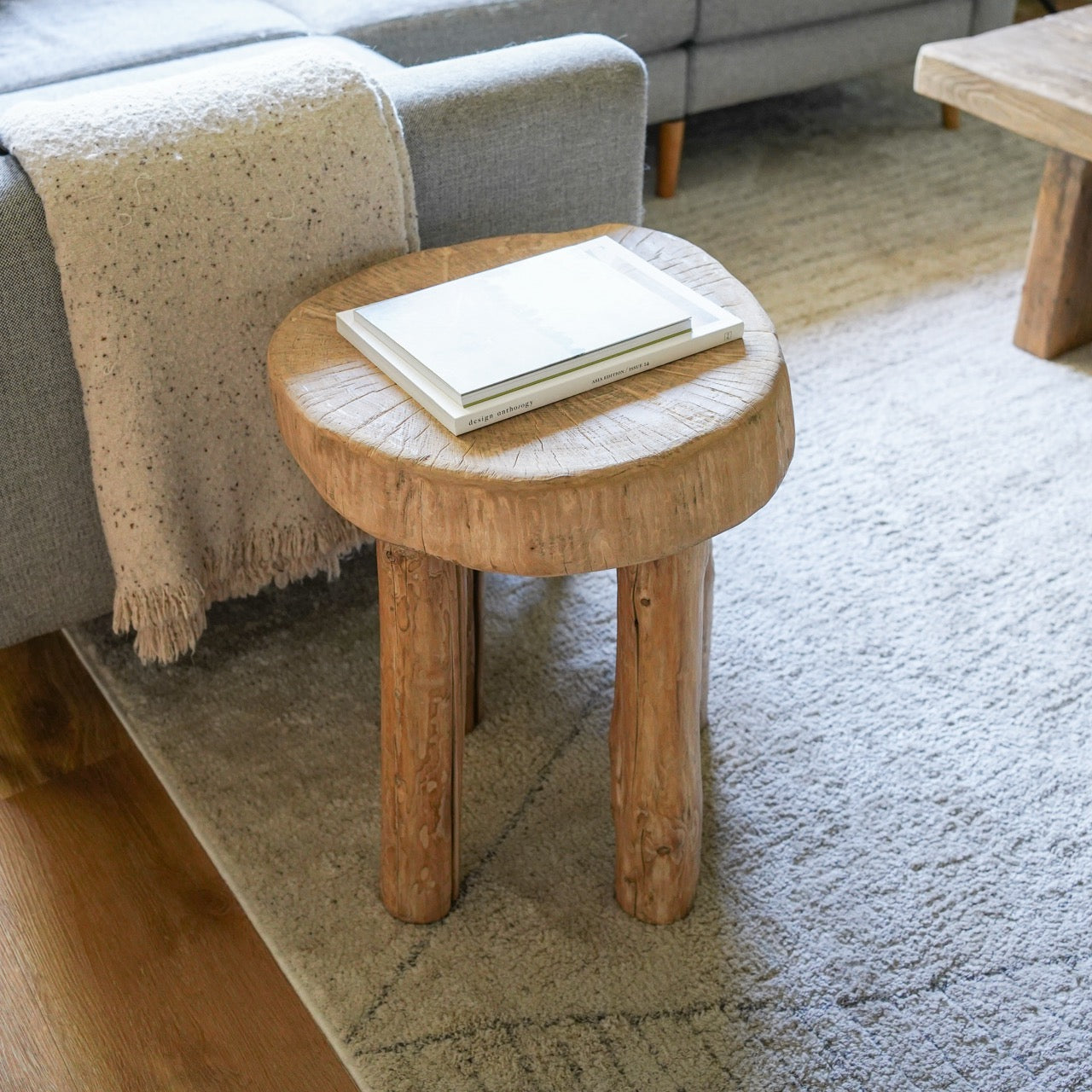 Rustic End Table