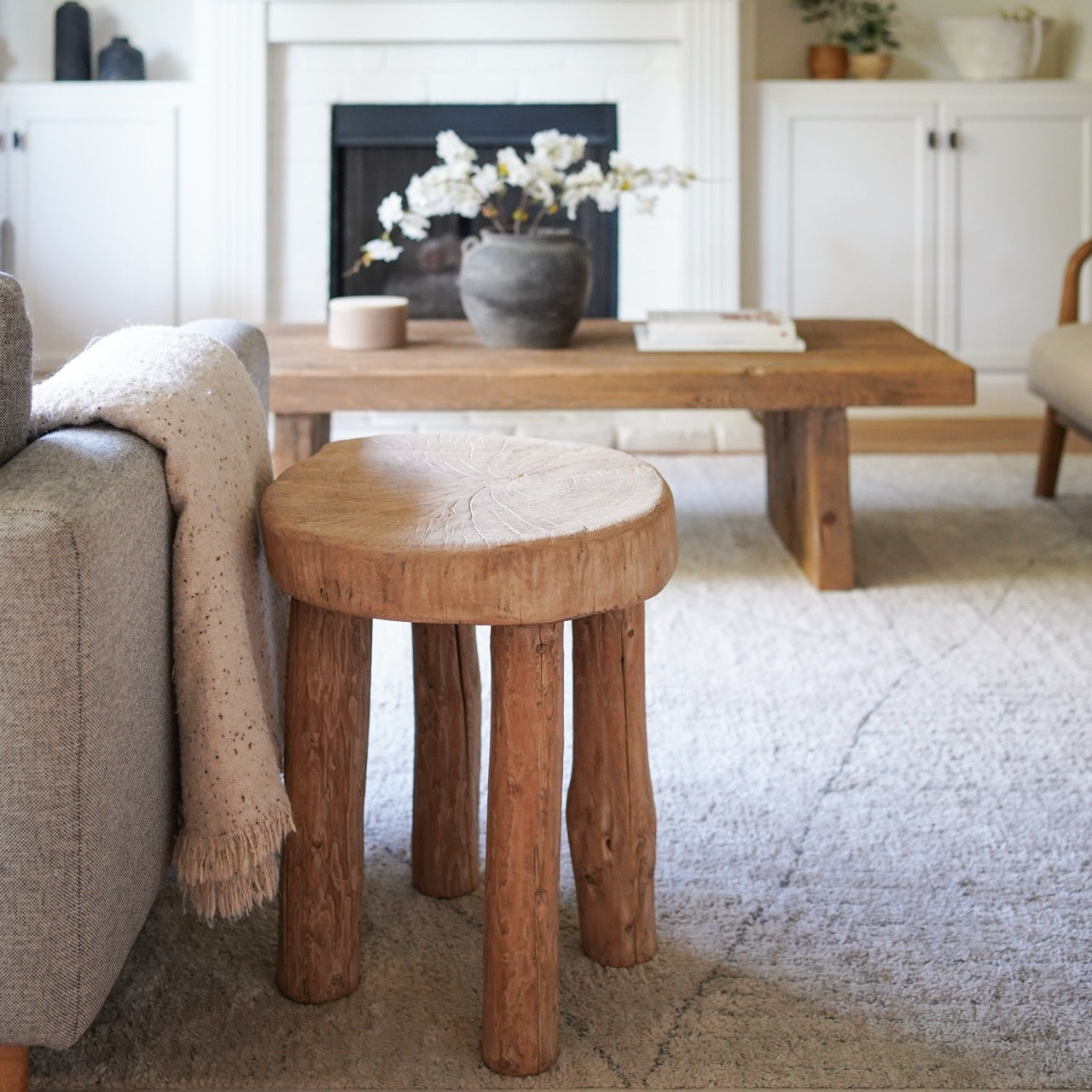Rustic End Table