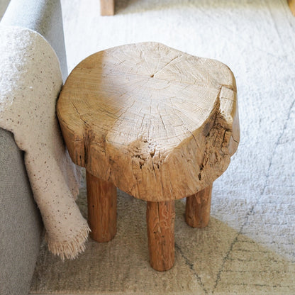 Rustic End Table (Thicker Tabletop)