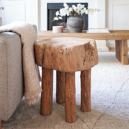 Rustic End Table (Thicker Tabletop)